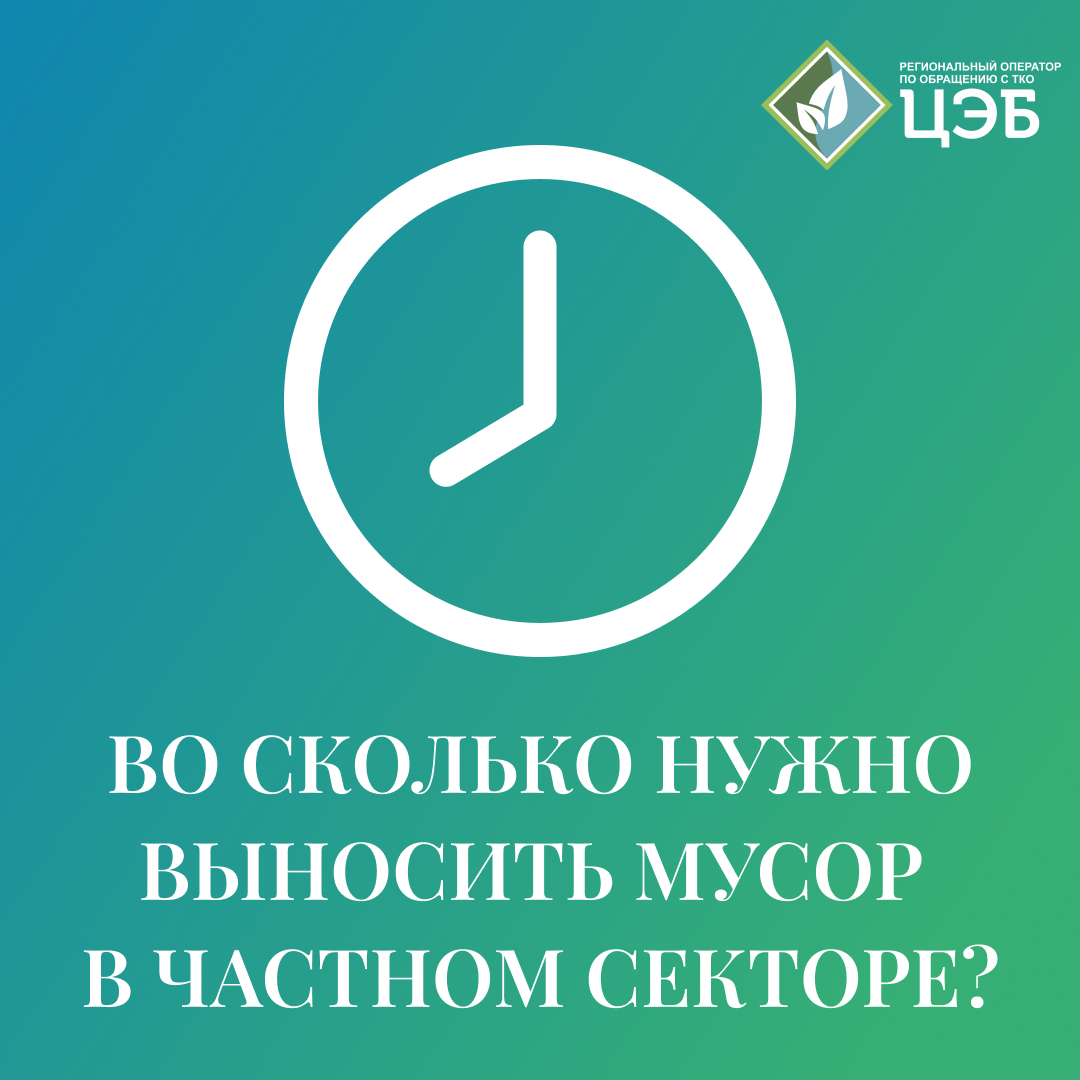 Во сколько нужно выносить мусор в частном секторе?.